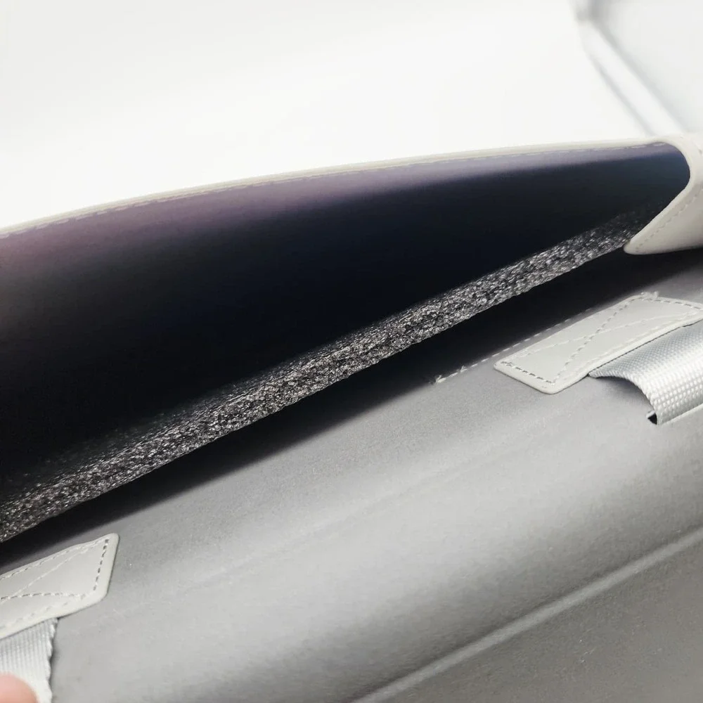 Nillkin 16 in PU Laptop Sleeve Stand Mouse Pad Handle Gray Travel‎ Office